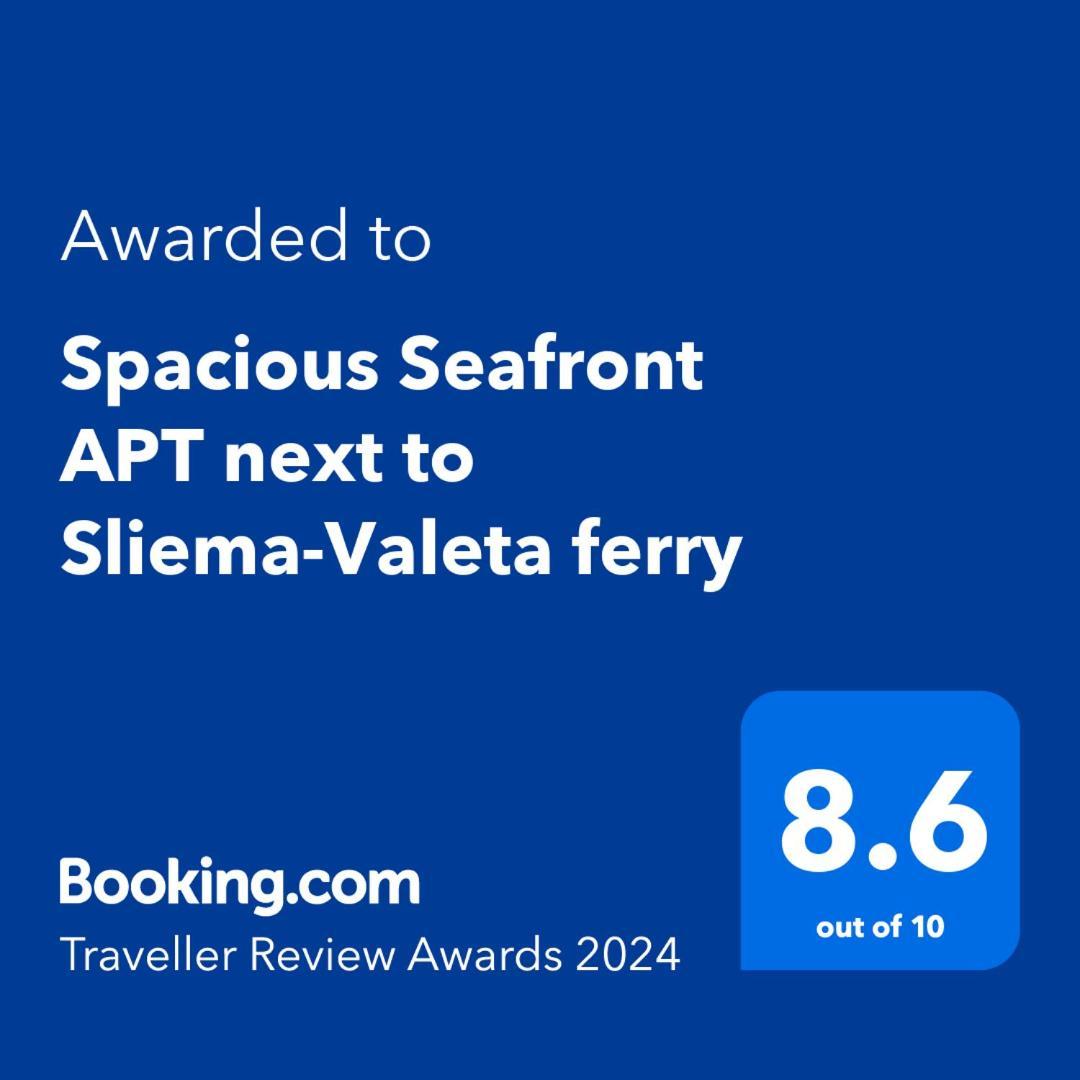 Spacious Seafront Apt Next To Sliema-Valeta Ferry 외부 사진